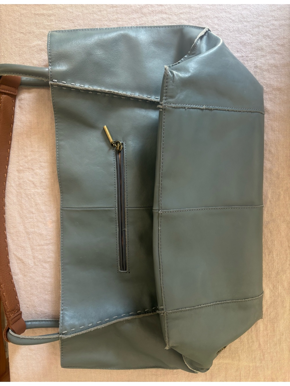 The Sak Los Feliz Tote in Sage - Picture 10 of 13